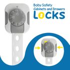 Sipo, zestaw zabezpieczeń do szaf i szuflad z funkcją smart lock, 6 szt.