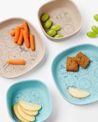 Skip Hop, talerzyk dla dziecka, silikonowy, squad blue