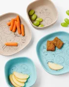 Skip Hop, talerzyk dla dziecka, silikonowy, squad oat