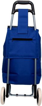 Slazenger, wózek torba na kółkach na zakupy ze stelażem, niebieski, 31l