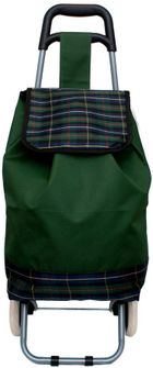 Slazenger, wózek torba na kółkach na zakupy ze stelażem, zielony, 31l