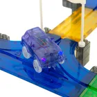 Smiki, Bloxnetic, tor samochodowy, klocki magnetyczne z elektrycznym samochodem, 137 elementów