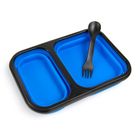 Smiki, lunchbox składany, niebieski