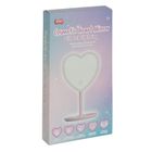 Smiki, lusterko z podświetleniem LED, serduszko