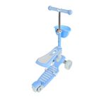 Smiki, Scooter, hulajnoga trójkołowa z siedziskiem, niebieska