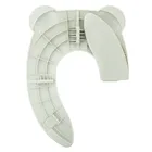 Smiki, składana nakładka na sedes, miś