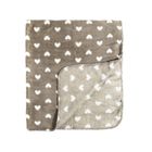 Smiki, Słoń, koc, szary, serca, 75-90 cm