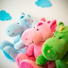 Smiki, Smok, maskotka, niebieska, 20 cm