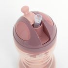 Smiki, Very Bunny, bidon ze słomką, 450 ml, różowy