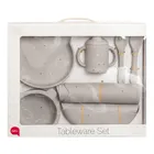 Smiki, Very Bunny, zestaw naczyń silikonowych z matą, 7 elementów