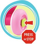 Smoby, MiniKiss, chodzik, pchacz, wózek, 2w1 w zestawie z interaktywną lalką