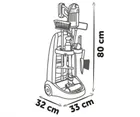 Smoby, XForce Rowenta, wózek do sprzątania z odkurzaczem, 10 akcesorii