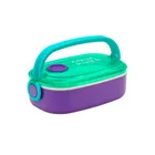 Śniadaniówka Aqua Pure ze sztućcami - mint/lavender