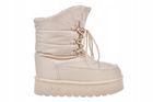 Śniegowce damskie, beżowe, Big Star