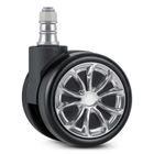 Sofotel, kółka gumowane do foteli, czarne, 5 szt.