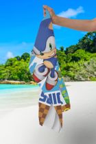 Sonic, ręcznik plażowy, kąpielowy, 70-140 cm