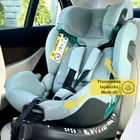 Sorino, Aurora, fotelik samochodowy z bazą, 360°, mint, 40-150 cm