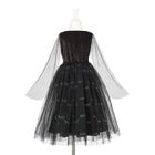 Souza! Czarownica Agatha, strój dla dzieci z sukienką z lampkami LED, 3-4 lata