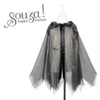 Souza! Czarownica Mathilde, peleryna w nietoperze z kapturem, strój, 5-7 lat