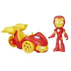 Spidey i super-kumple, Iron Man i Iron Racer, figurka z pojazdem