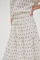 Spódnica damska, biała, Moodo