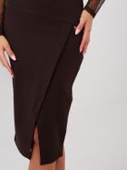 Spódnica damska, brązowa, Basisc Feel Good