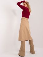 Spódnica damska, brązowa, Factory Price