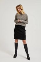 Spódnica damska, czarna, Moodo