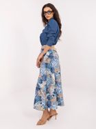 Spódnica damska, niebieska, Italy Moda