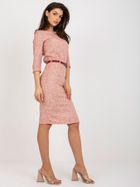 Spódnica damska, wełniana, czerwona, Lakerta