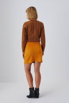 Spódnica damska, żółta, Moodo