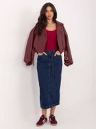 Spódnica jeansowa damska, granatowa, Sublevel