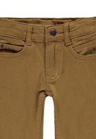 Spodnie chłopięce, brązowe, Kanz