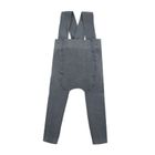 Spodnie chłopięce na szelkach, grafitowe, Nicol