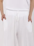 Spodnie damskie, białe, Italy Moda