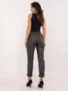 Spodnie damskie, khaki, Italy Moda