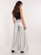 Spodnie damskie, srebrne, Italy Moda