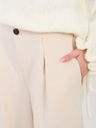Spodnie dresowe damskie, beżowe, Italy Moda