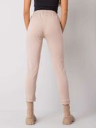 Spodnie dresowe damskie, beżowe, Relevance