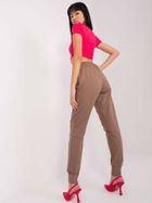 Spodnie dresowe damskie, brązowe, Lakerta