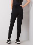 Spodnie dresowe damskie, czarne, Ex Moda