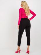 Spodnie dresowe damskie, czarne, Ex Moda