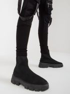 Spodnie dresowe damskie, czarne, Ex Moda