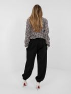 Spodnie dresowe damskie, czarne, Italy Moda