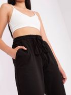 Spodnie dresowe damskie, czarne, Lakerta