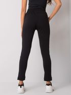 Spodnie dresowe damskie, czarne, Relevance