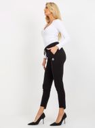 Spodnie dresowe damskie, czarne, Relevance