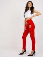 Spodnie dresowe damskie, czerwone, Relevance