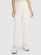 Spodnie dresowe damskie, ecru, 4F