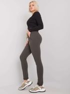 Spodnie dresowe damskie, khaki, Relevance